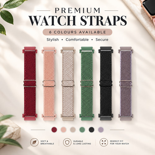 Stretchy nylon strap - stretchy, for