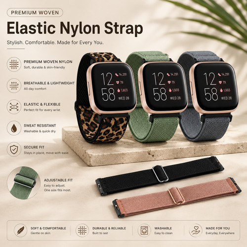 Nylon watch band - band, fitbit